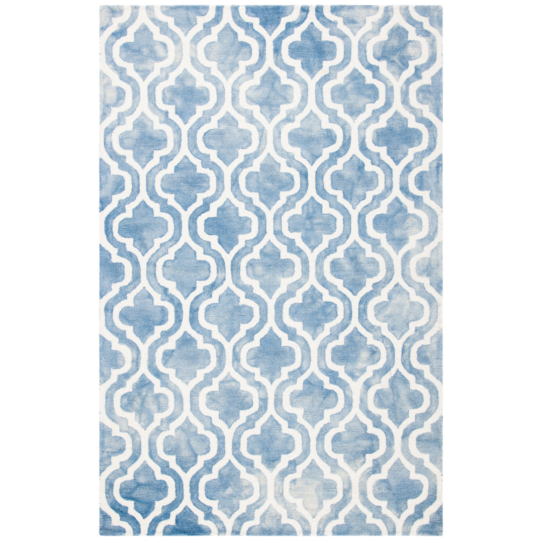 SAFAVIEH Dip Dye DDY537K Handmade Blue / Ivory Rug Image 7