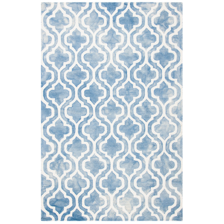 SAFAVIEH Dip Dye DDY537K Handmade Blue / Ivory Rug Image 7