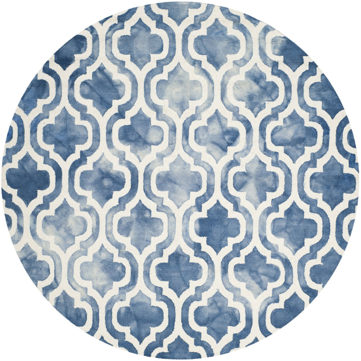 SAFAVIEH Dip Dye DDY537K Handmade Blue / Ivory Rug Image 8