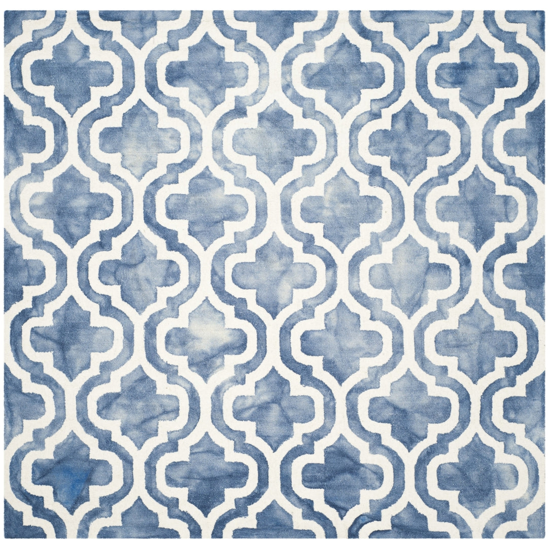 SAFAVIEH Dip Dye DDY537K Handmade Blue / Ivory Rug Image 9