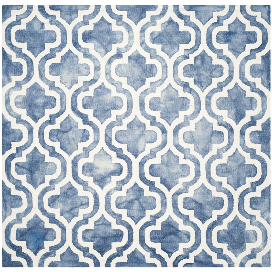 SAFAVIEH Dip Dye DDY537K Handmade Blue / Ivory Rug Image 1