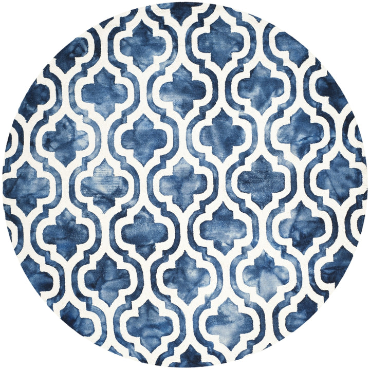 SAFAVIEH Dip Dye DDY537N Handmade Navy / Ivory Rug Image 4