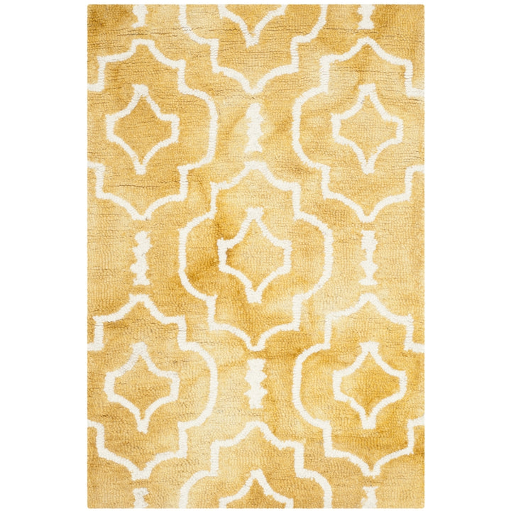 SAFAVIEH Dip Dye DDY538H Handmade Gold / Ivory Rug Image 2