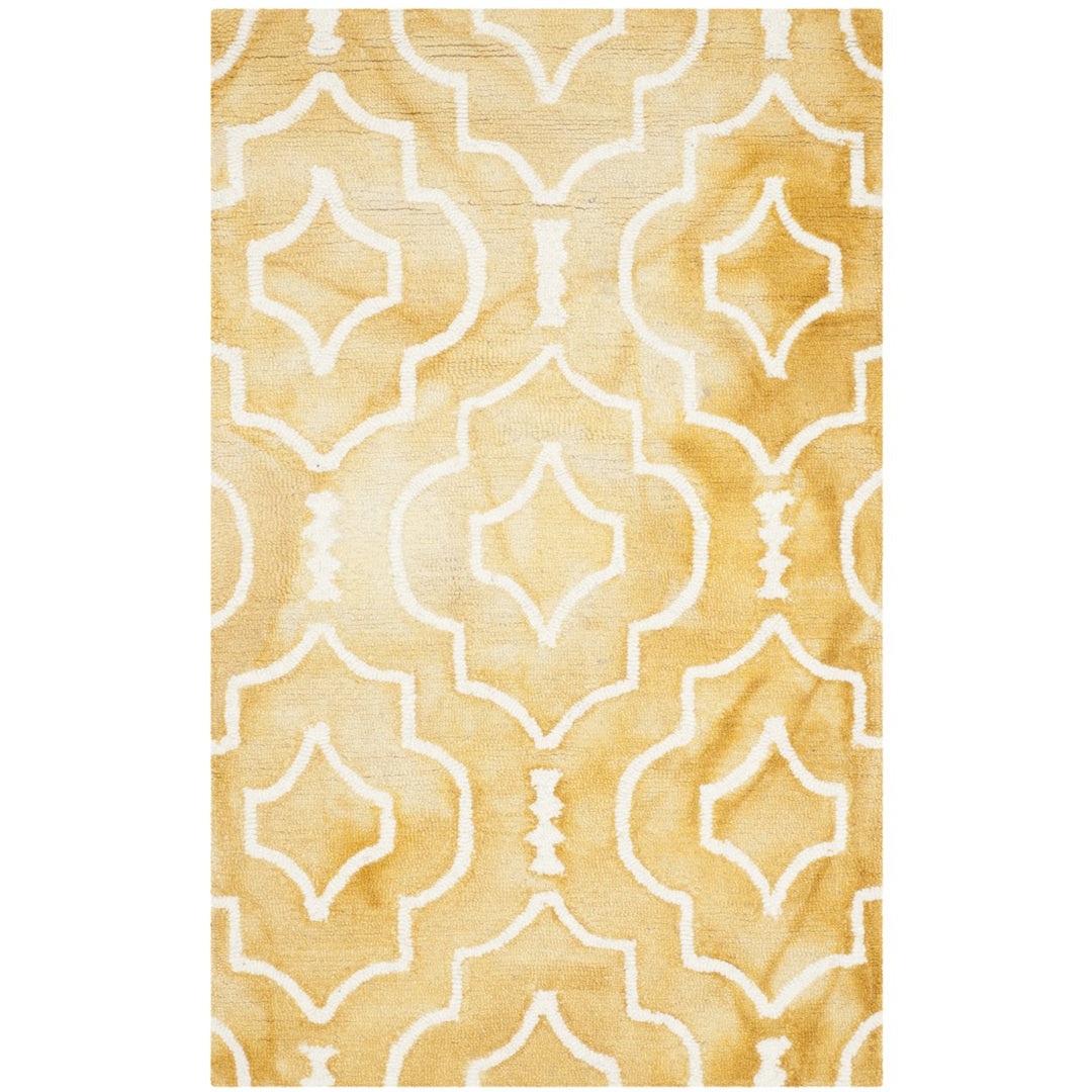 SAFAVIEH Dip Dye DDY538H Handmade Gold / Ivory Rug Image 1