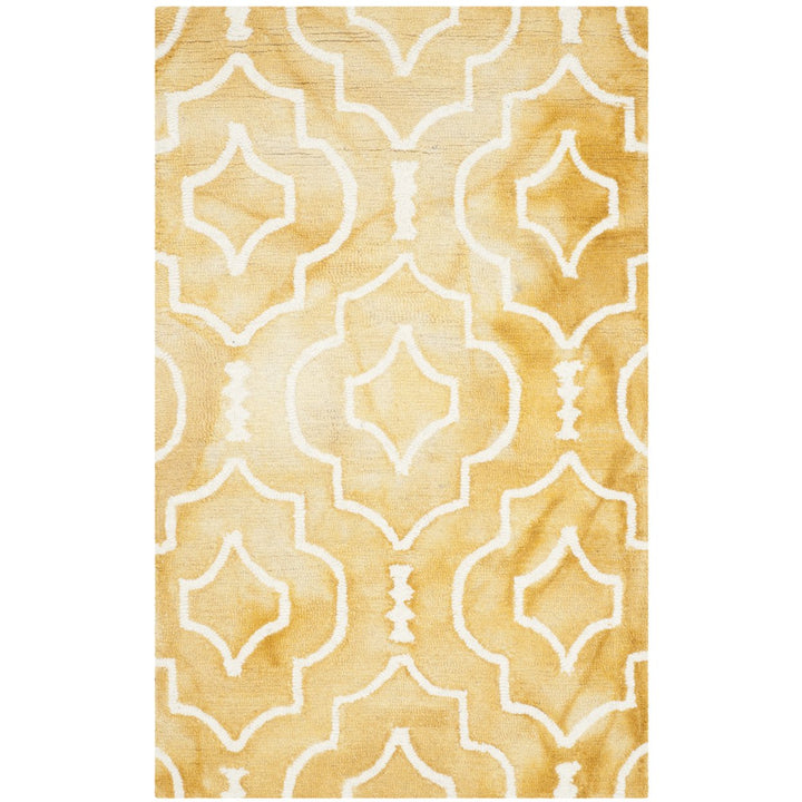 SAFAVIEH Dip Dye DDY538H Handmade Gold / Ivory Rug Image 1