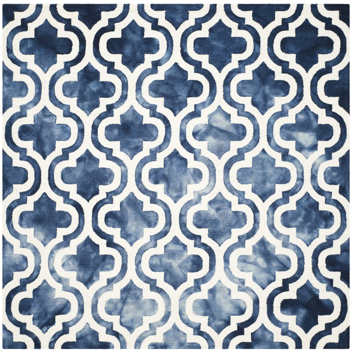 SAFAVIEH Dip Dye DDY537N Handmade Navy / Ivory Rug Image 6