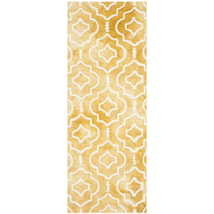 SAFAVIEH Dip Dye DDY538H Handmade Gold / Ivory Rug Image 4