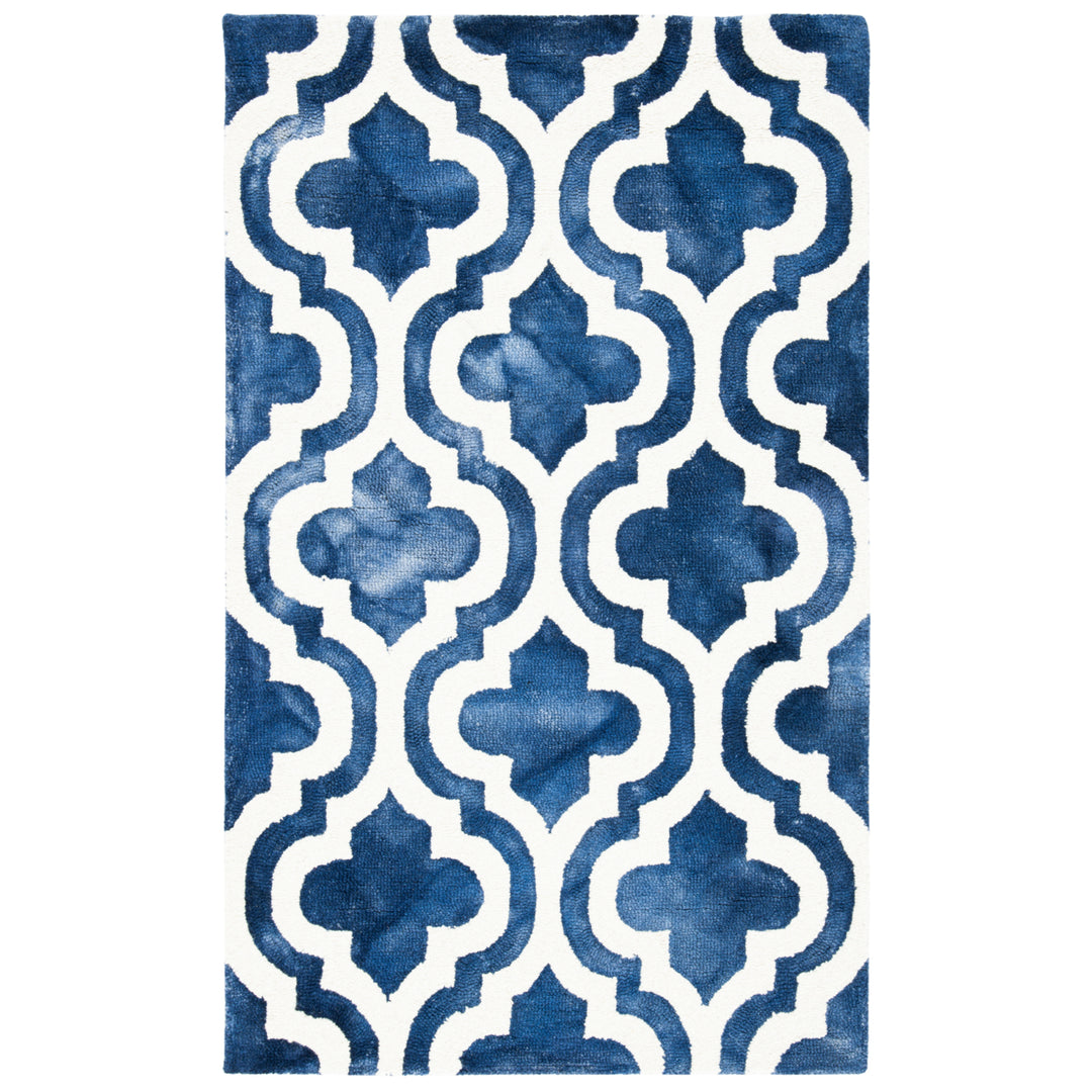 SAFAVIEH Dip Dye DDY537N Handmade Navy / Ivory Rug Image 8