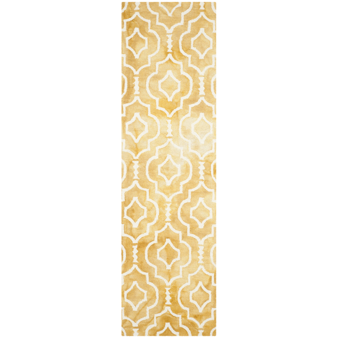 SAFAVIEH Dip Dye DDY538H Handmade Gold / Ivory Rug Image 5