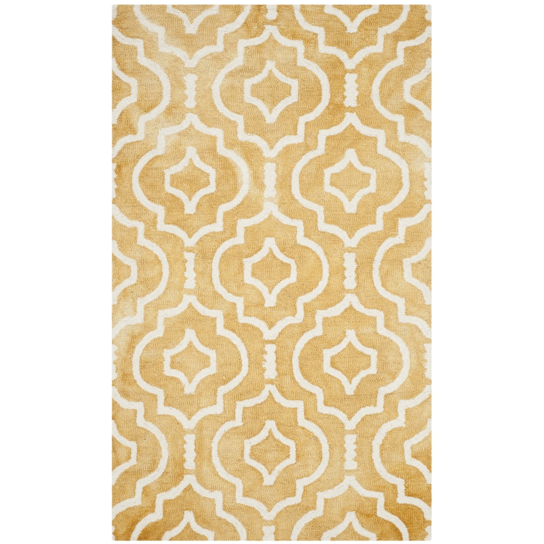 SAFAVIEH Dip Dye DDY538H Handmade Gold / Ivory Rug Image 6