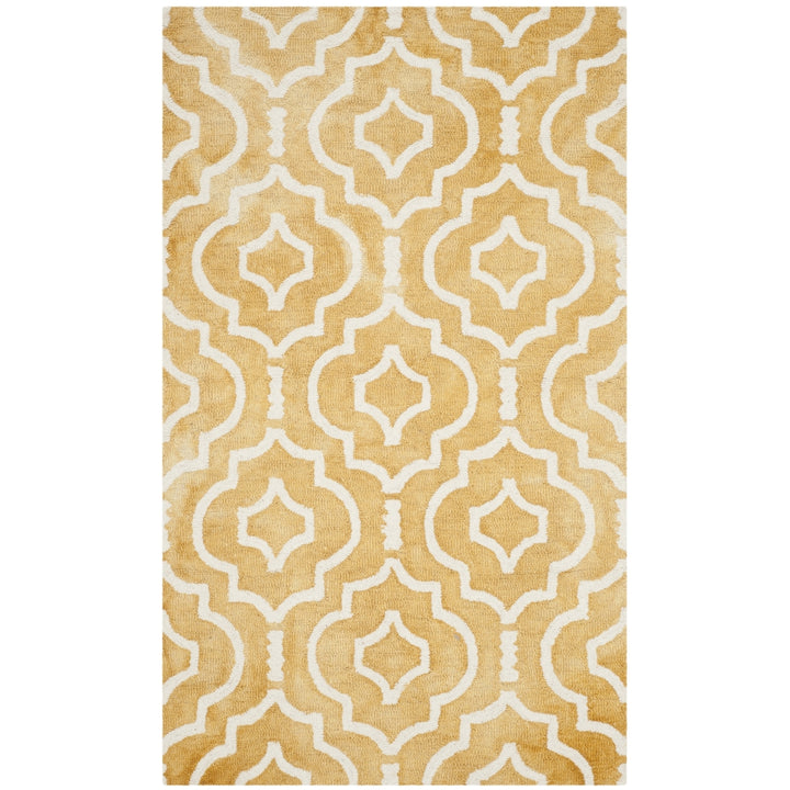 SAFAVIEH Dip Dye DDY538H Handmade Gold / Ivory Rug Image 6