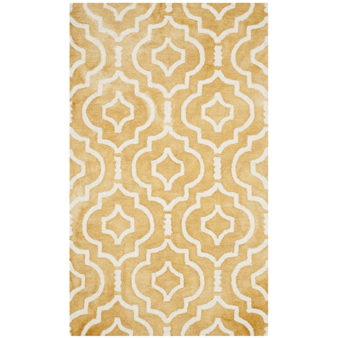 SAFAVIEH Dip Dye DDY538H Handmade Gold / Ivory Rug Image 1