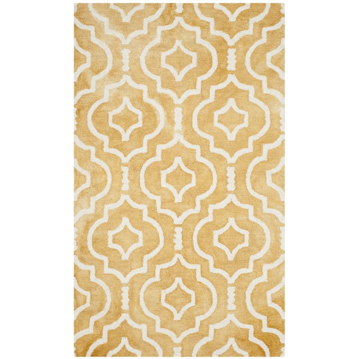 SAFAVIEH Dip Dye DDY538H Handmade Gold / Ivory Rug Image 1