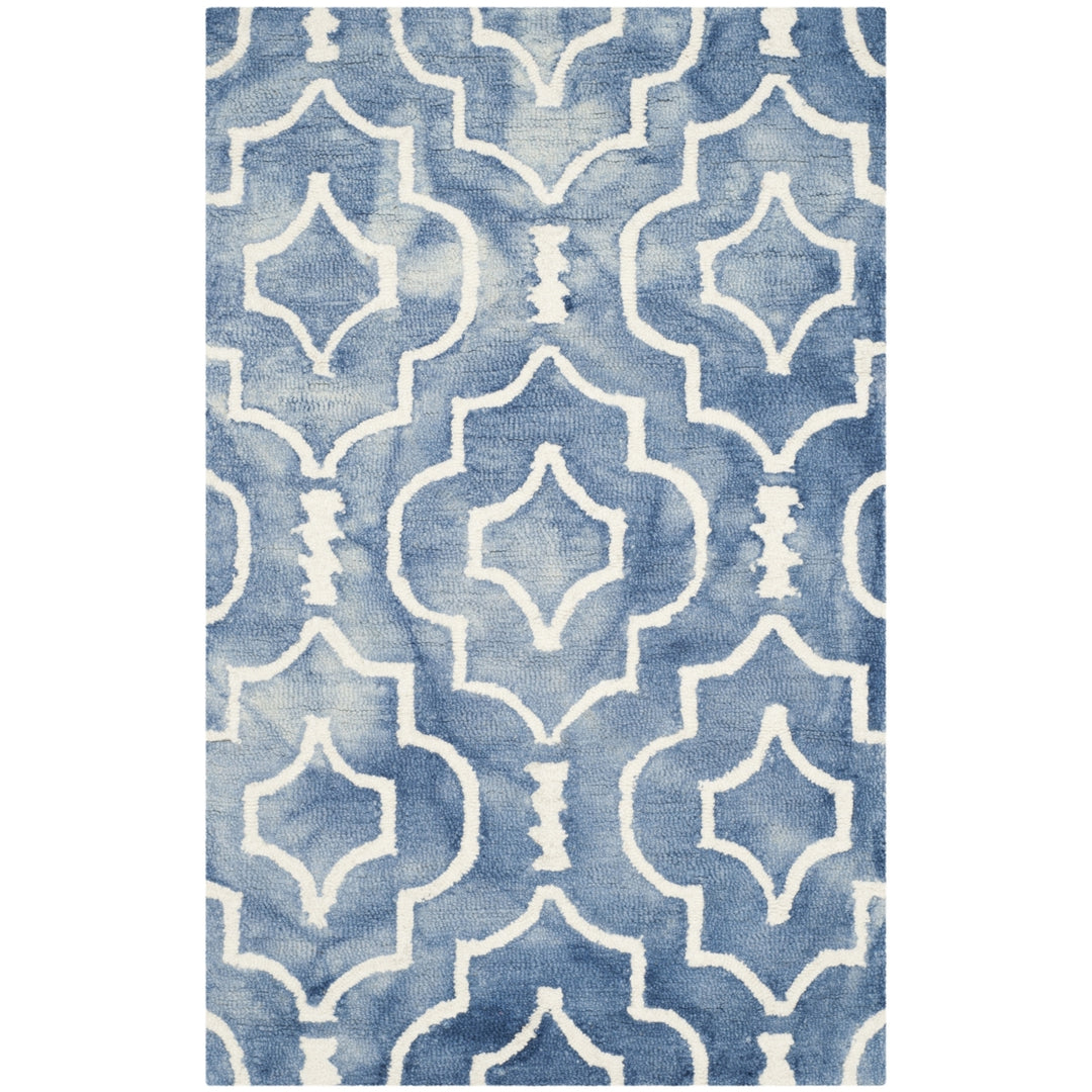 SAFAVIEH Dip Dye DDY538K Handmade Blue / Ivory Rug Image 3