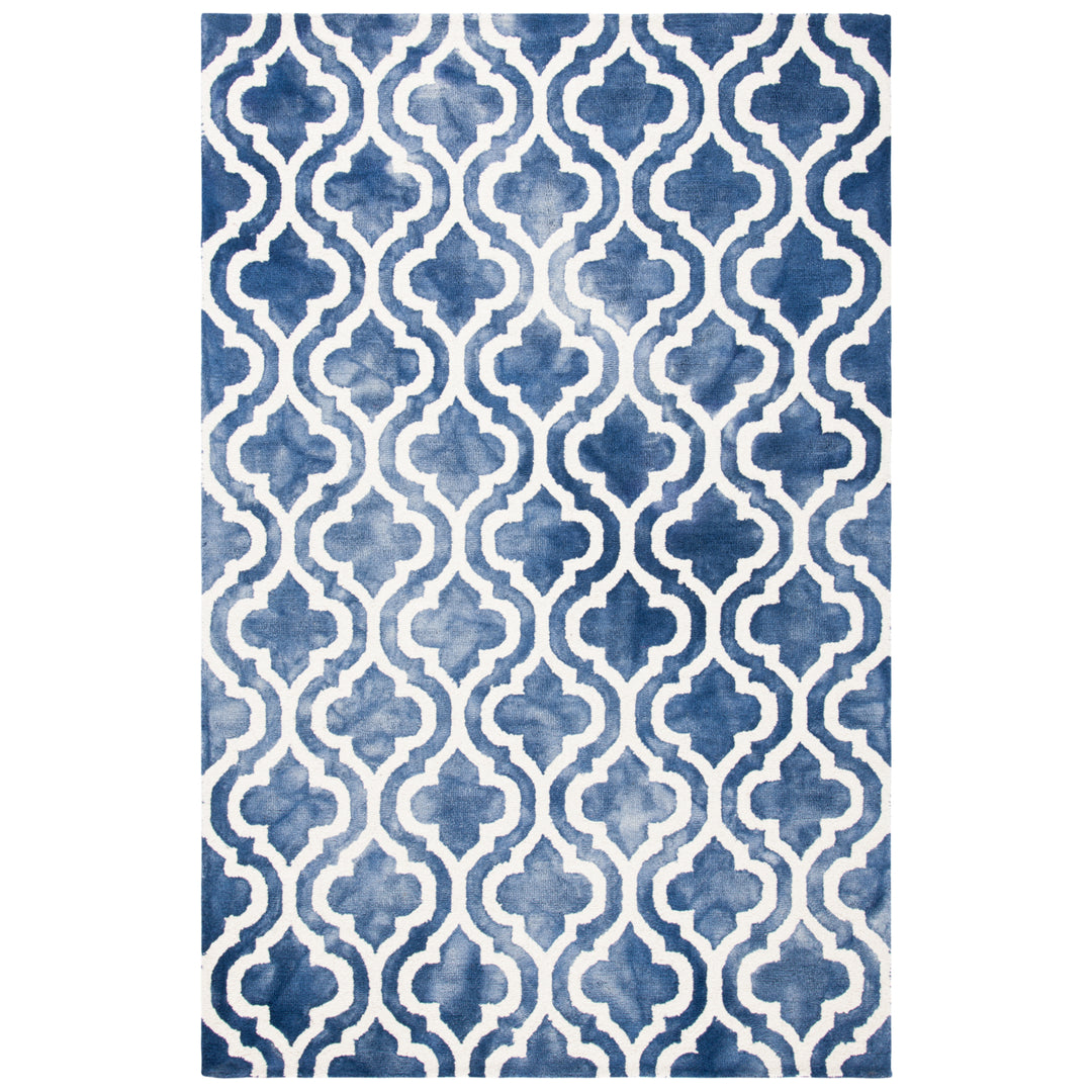 SAFAVIEH Dip Dye DDY537N Handmade Navy / Ivory Rug Image 10