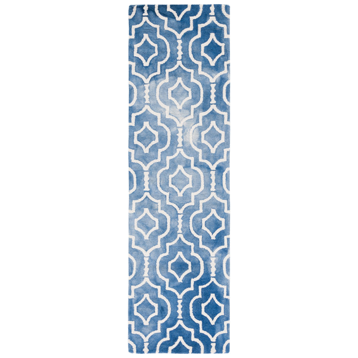 SAFAVIEH Dip Dye DDY538K Handmade Blue / Ivory Rug Image 5