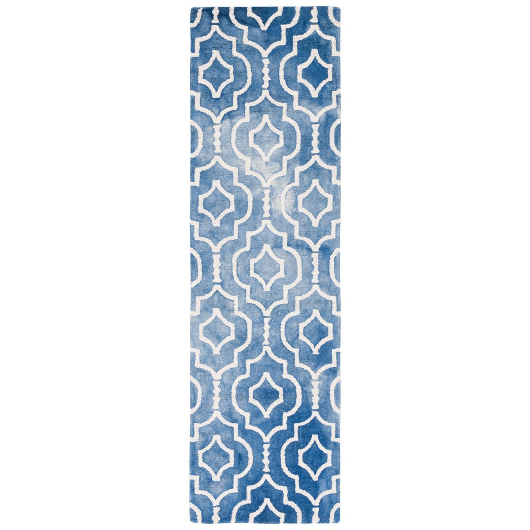 SAFAVIEH Dip Dye DDY538K Handmade Blue / Ivory Rug Image 1