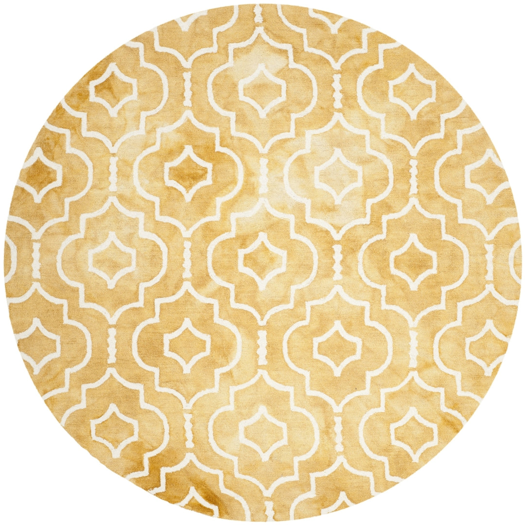 SAFAVIEH Dip Dye DDY538H Handmade Gold / Ivory Rug Image 8