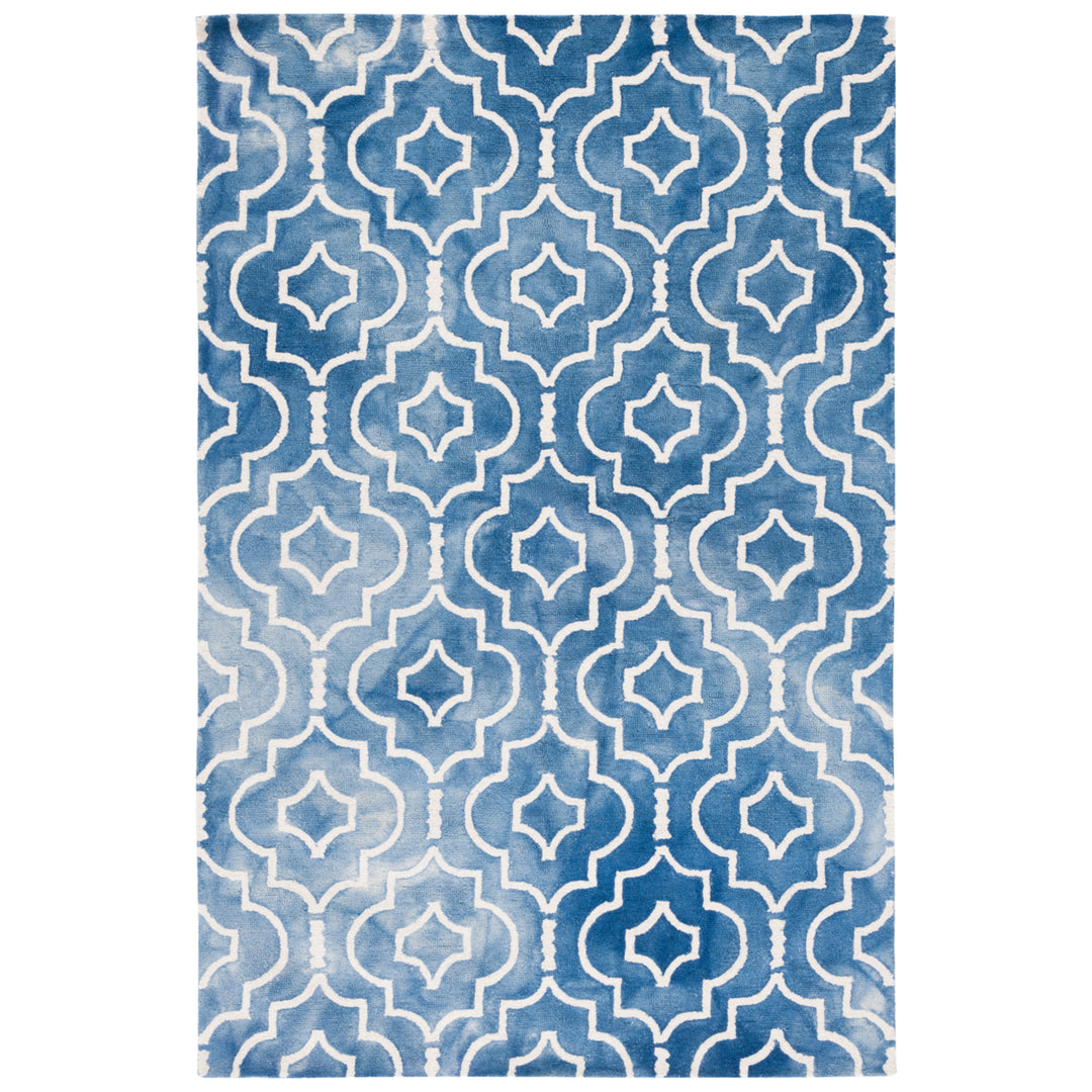 SAFAVIEH Dip Dye DDY538K Handmade Blue / Ivory Rug Image 7