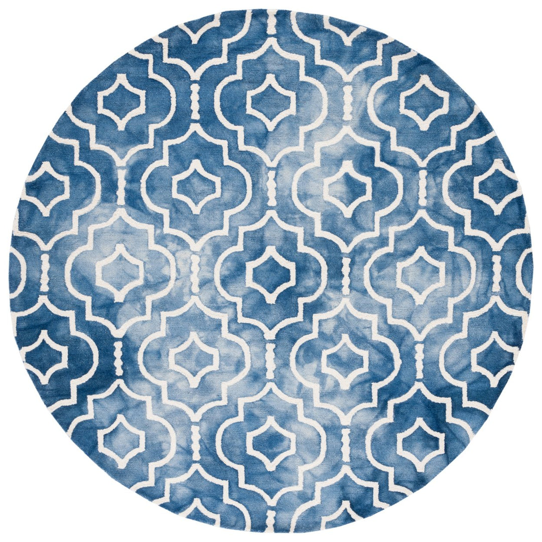 SAFAVIEH Dip Dye DDY538K Handmade Blue / Ivory Rug Image 1