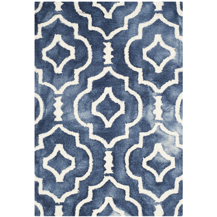 SAFAVIEH Dip Dye DDY538N Handmade Navy / Ivory Rug Image 2