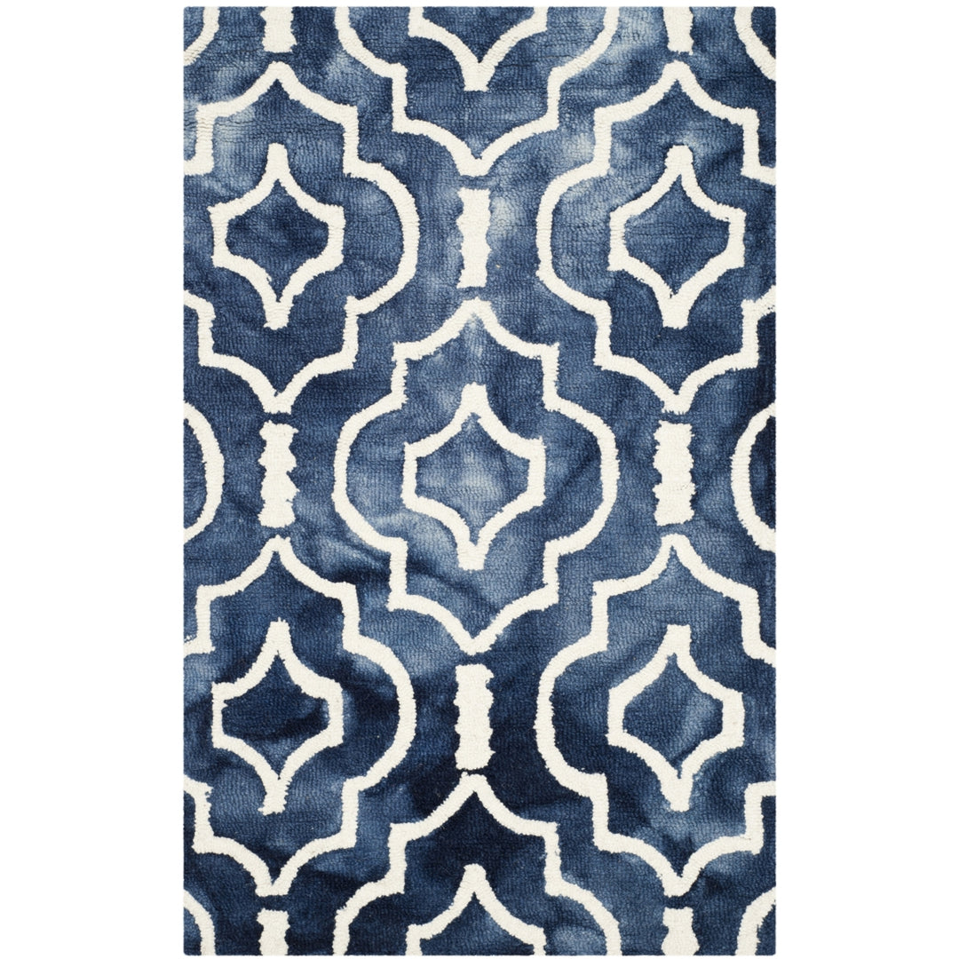 SAFAVIEH Dip Dye DDY538N Handmade Navy / Ivory Rug Image 4