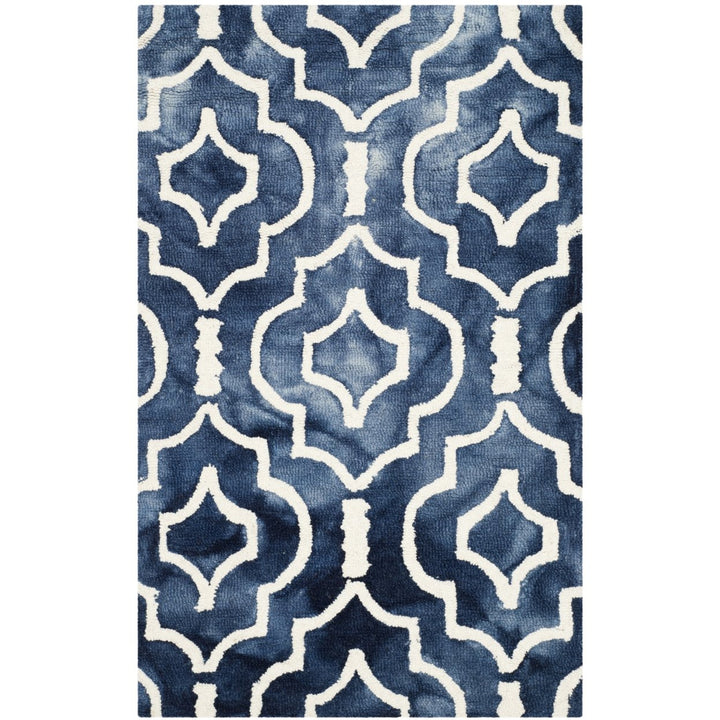 SAFAVIEH Dip Dye DDY538N Handmade Navy / Ivory Rug Image 1