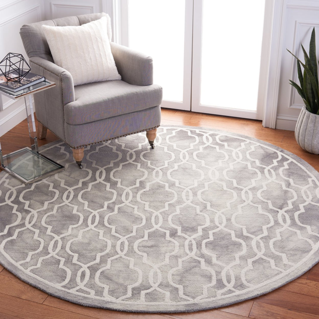 SAFAVIEH Dip Dye DDY539C Handmade Grey / Ivory Rug Image 2