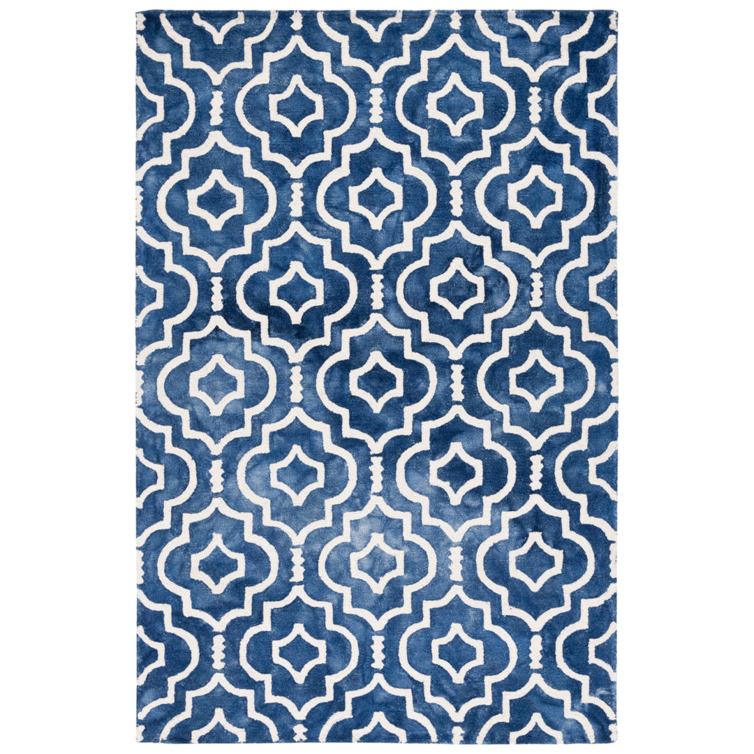 SAFAVIEH Dip Dye DDY538N Handmade Navy / Ivory Rug Image 7