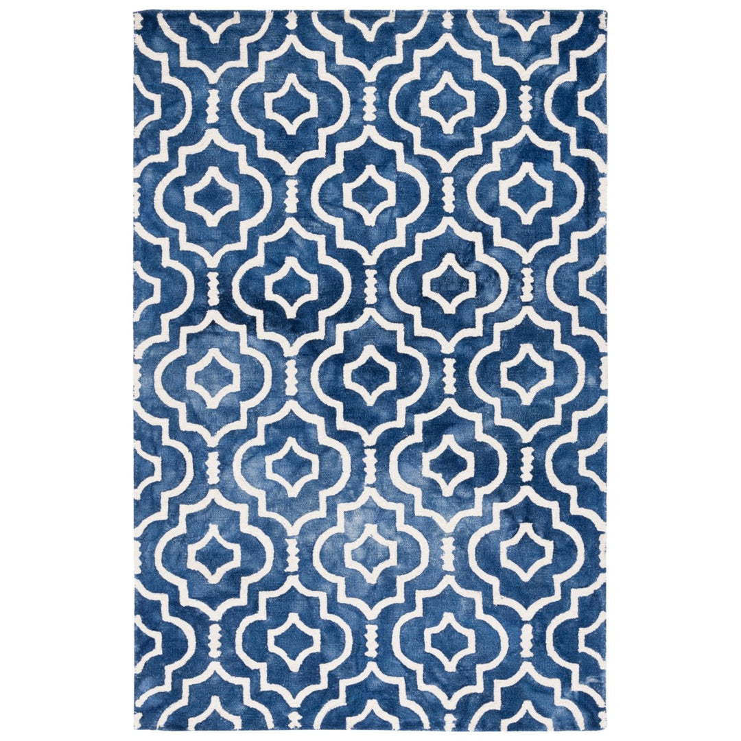 SAFAVIEH Dip Dye DDY538N Handmade Navy / Ivory Rug Image 1