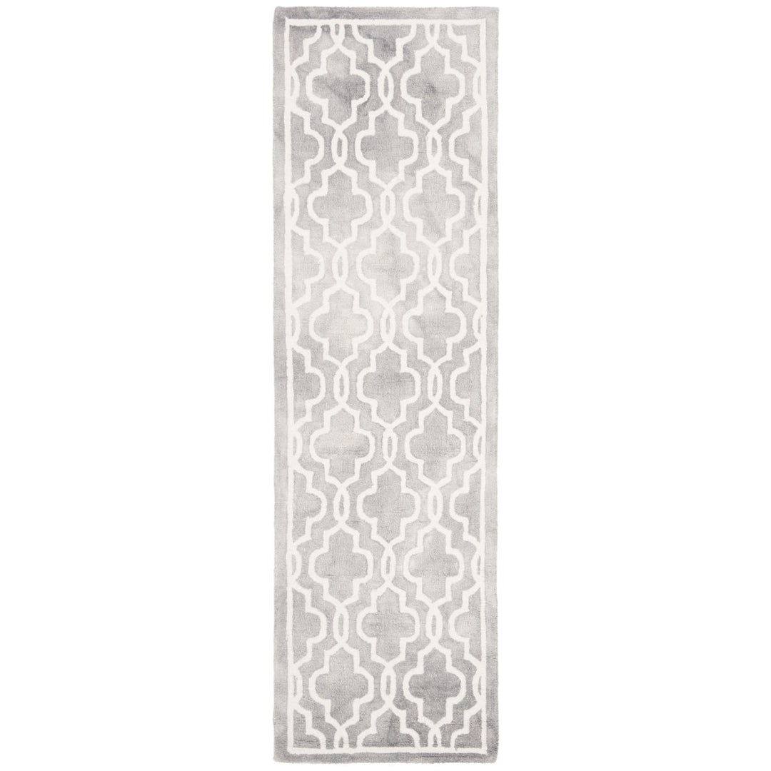 SAFAVIEH Dip Dye DDY539C Handmade Grey / Ivory Rug Image 1