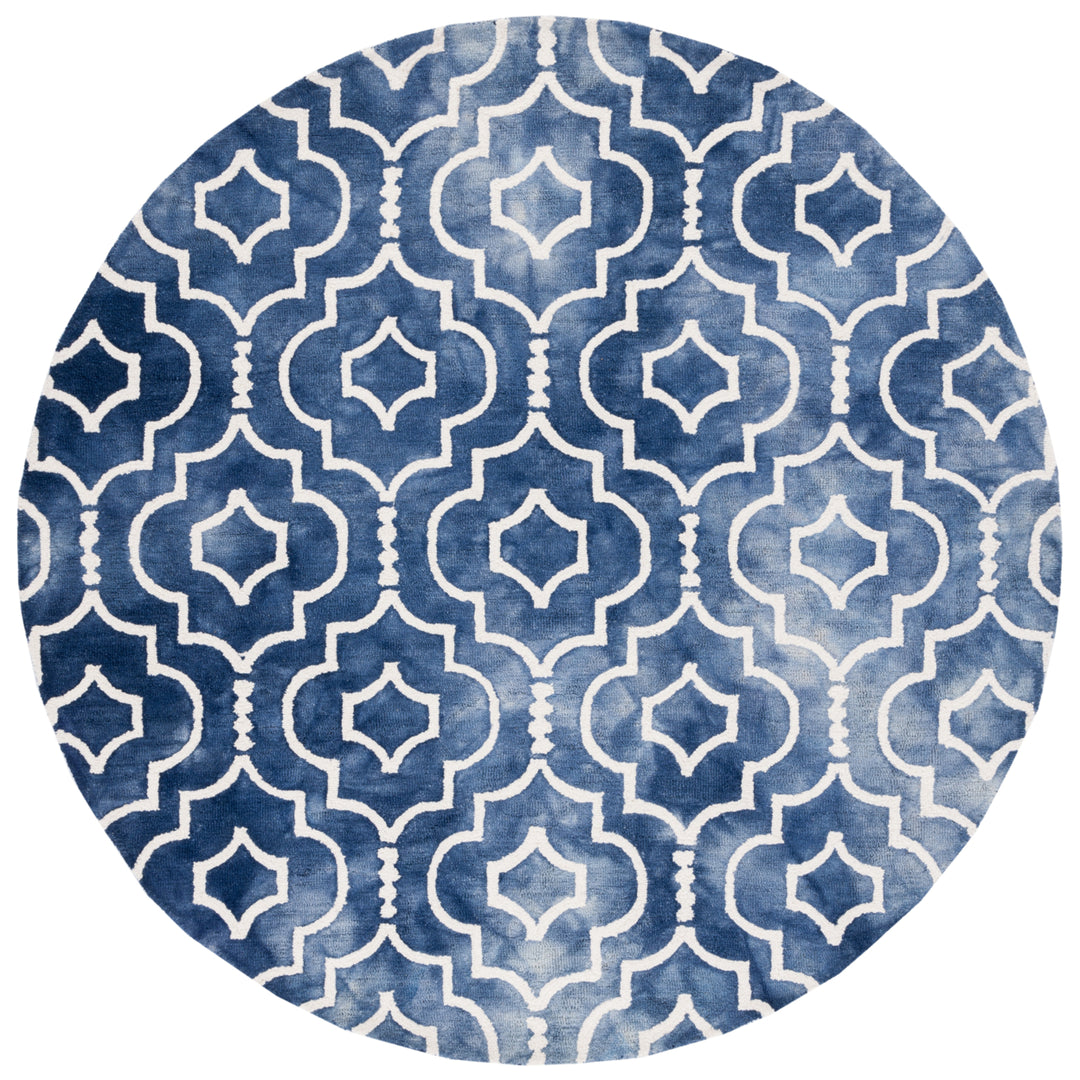 SAFAVIEH Dip Dye DDY538N Handmade Navy / Ivory Rug Image 8