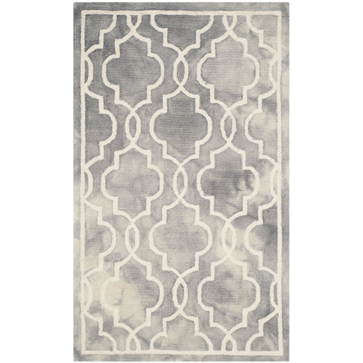 SAFAVIEH Dip Dye DDY539C Handmade Grey / Ivory Rug Image 1