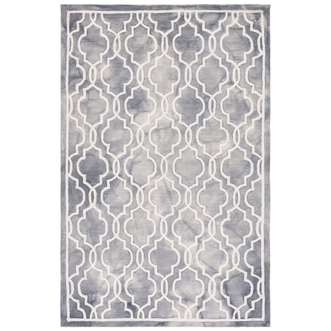 SAFAVIEH Dip Dye DDY539C Handmade Grey / Ivory Rug Image 1