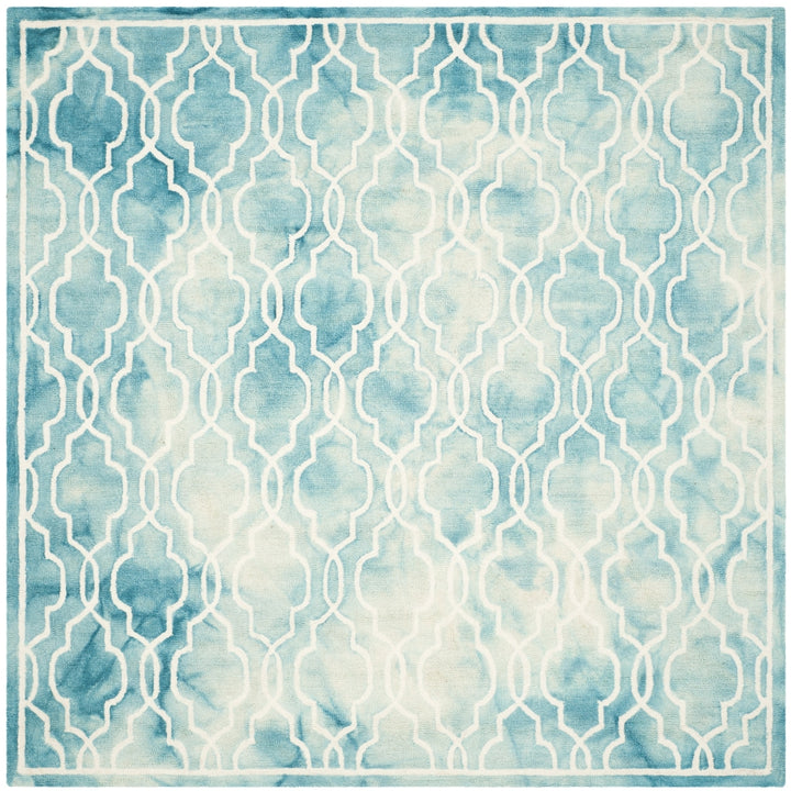 SAFAVIEH Dip Dye DDY539D Handmade Turquoise / Ivory Rug Image 7