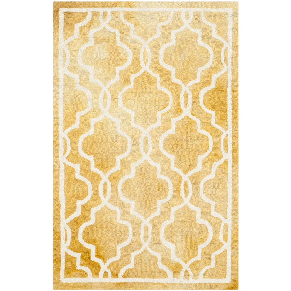 SAFAVIEH Dip Dye DDY539H Handmade Gold / Ivory Rug Image 2