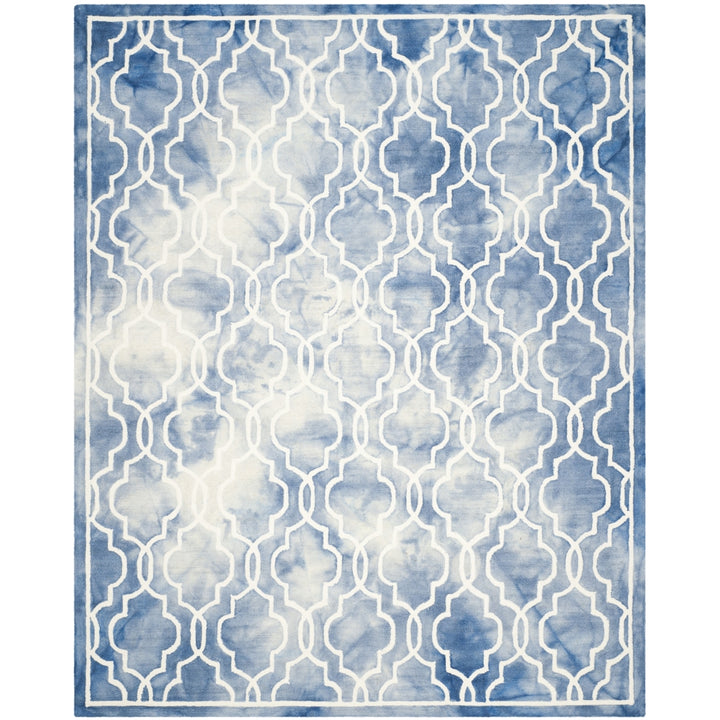 SAFAVIEH Dip Dye DDY539K Handmade Blue / Ivory Rug Image 1