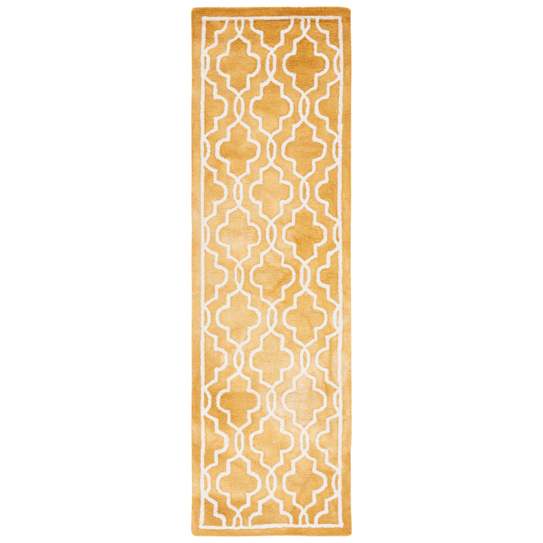 SAFAVIEH Dip Dye DDY539H Handmade Gold / Ivory Rug Image 3