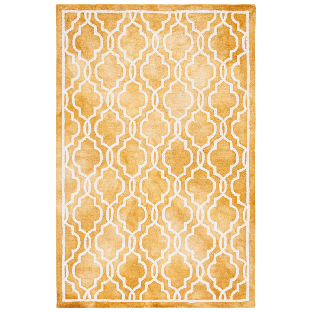 SAFAVIEH Dip Dye DDY539H Handmade Gold / Ivory Rug Image 5