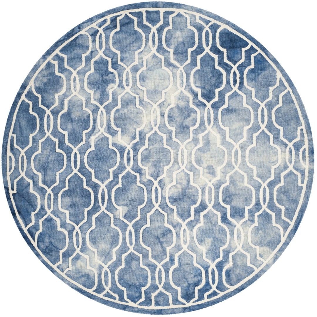 SAFAVIEH Dip Dye DDY539K Handmade Blue / Ivory Rug Image 4