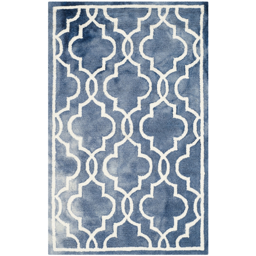 SAFAVIEH Dip Dye DDY539N Handmade Navy / Ivory Rug Image 2