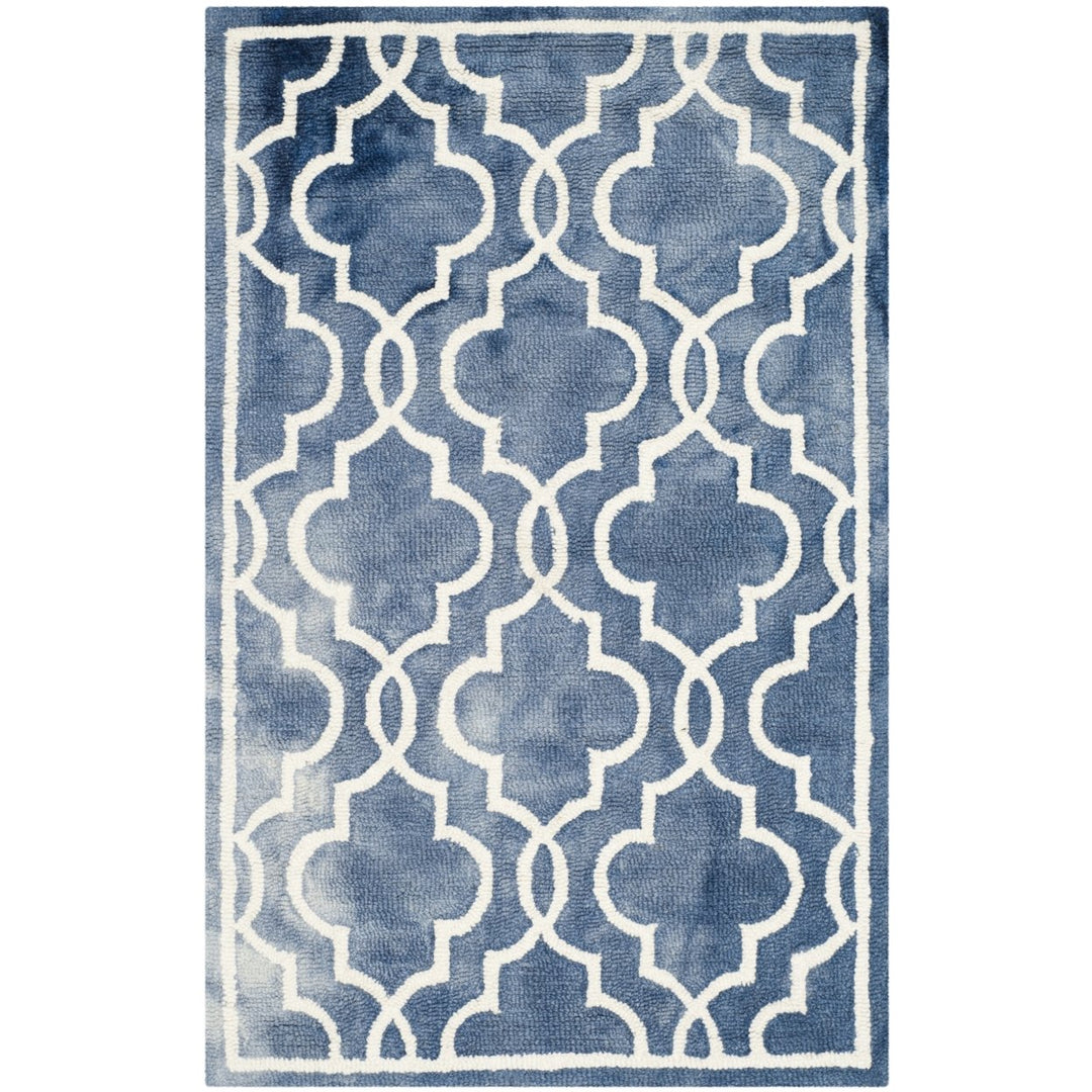 SAFAVIEH Dip Dye DDY539N Handmade Navy / Ivory Rug Image 1