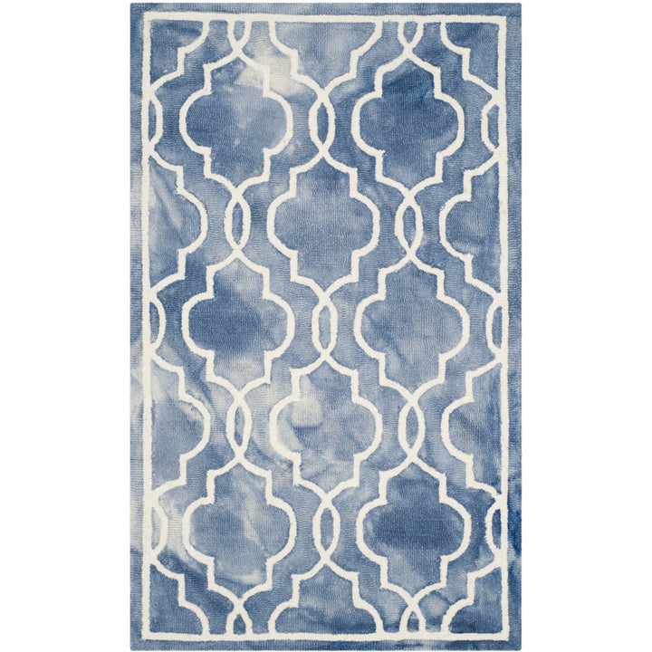 SAFAVIEH Dip Dye DDY539K Handmade Blue / Ivory Rug Image 8