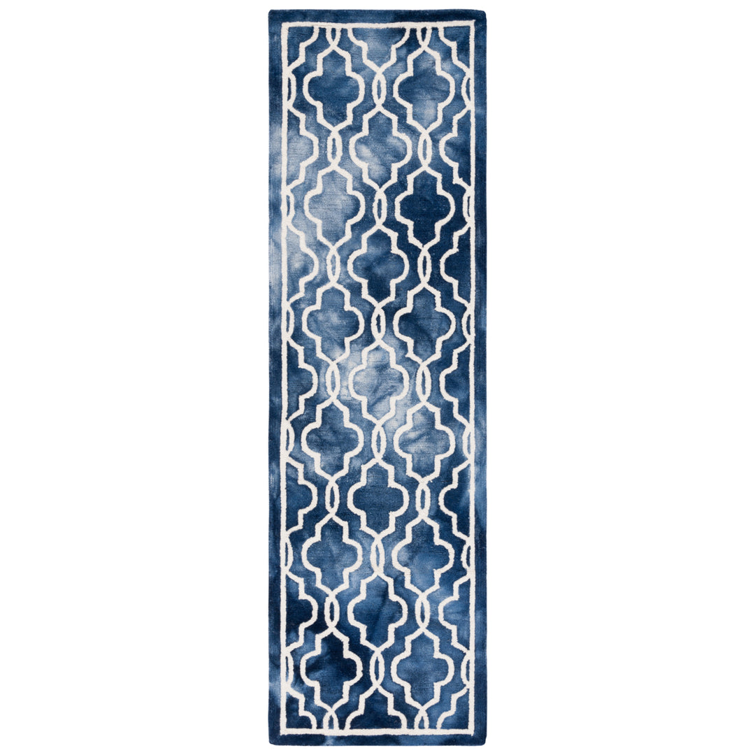 SAFAVIEH Dip Dye DDY539N Handmade Navy / Ivory Rug Image 3