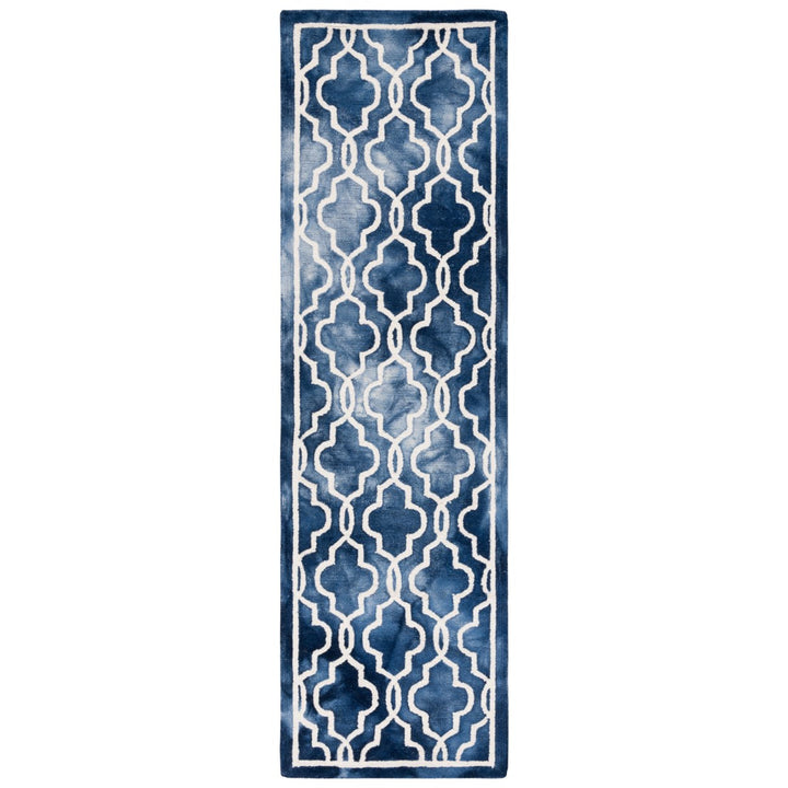 SAFAVIEH Dip Dye DDY539N Handmade Navy / Ivory Rug Image 1