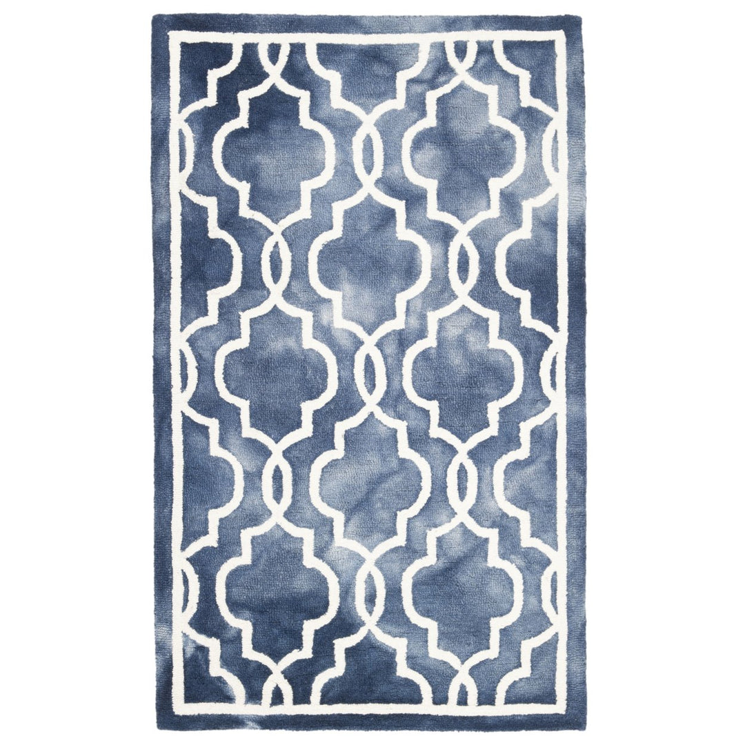 SAFAVIEH Dip Dye DDY539N Handmade Navy / Ivory Rug Image 1