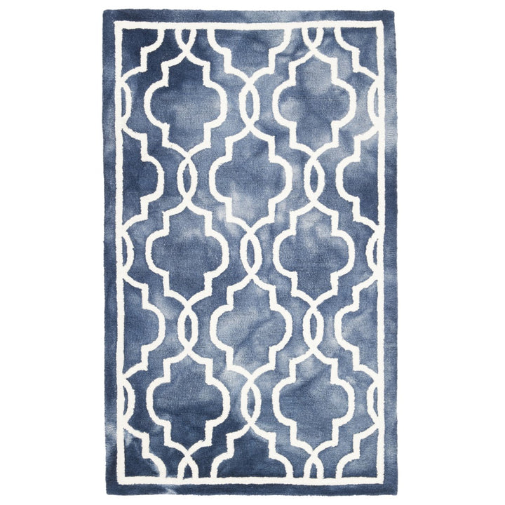 SAFAVIEH Dip Dye DDY539N Handmade Navy / Ivory Rug Image 1