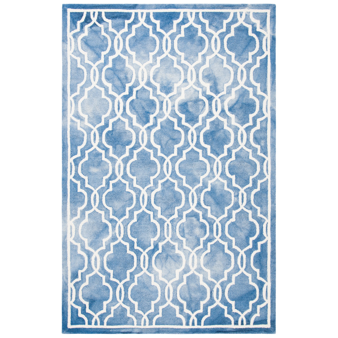 SAFAVIEH Dip Dye DDY539K Handmade Blue / Ivory Rug Image 10