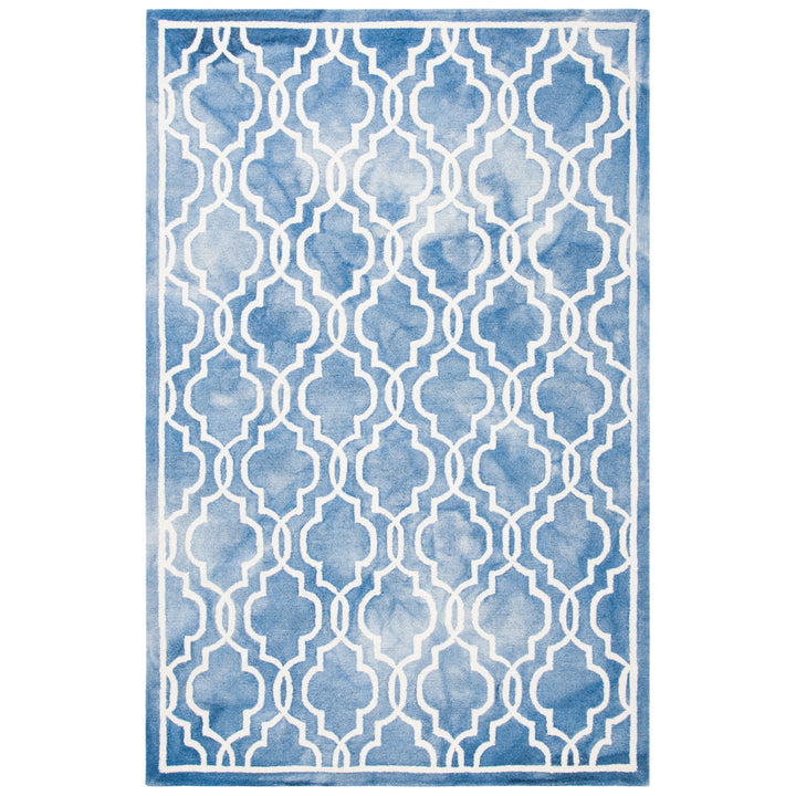 SAFAVIEH Dip Dye DDY539K Handmade Blue / Ivory Rug Image 10