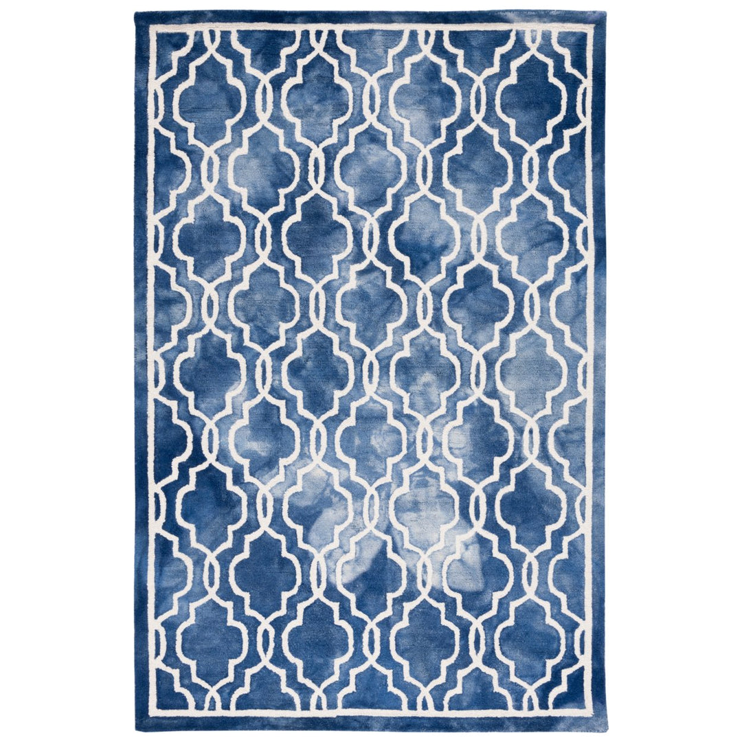 SAFAVIEH Dip Dye DDY539N Handmade Navy / Ivory Rug Image 1